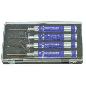 AM-290911 MINI TOOL SET 4 PIECES WITH PLASTIC CASE