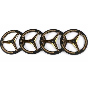 AM-171007 Alu Set-Up Wheel For Rubber Tires Black Golden (4)