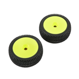 [예약상품]TLR45004 Premount Wheel &amp; Tire, Yellow (2): 5IVE-B