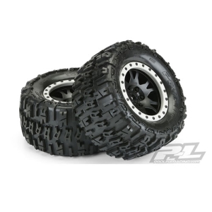 PRO1015113 Trencher 4.3&quot; Pro-Loc All Terrain Tires Mounted 24mm (2) Black (#10151-13)