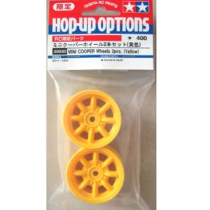 TA49040 1/10 RC MINI COOPER Wheels 2pcs (Yellow)