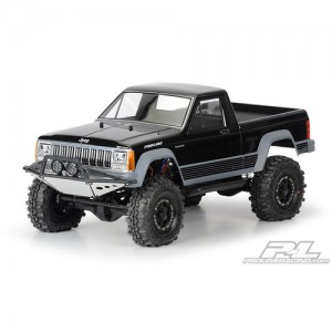 AP3362 JEEP Comanche Full Bed Clear Body for 12.3&quot; (313mm) Wheelbase Scale Crawlers (#3362-00)