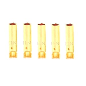 UP-AM1003E-F5 4mm Gold Banana Connector Female (5pcs)