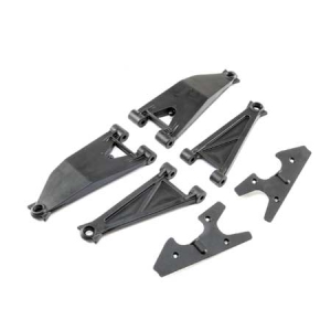 LOS254037 Front Suspension ArmSet Upr/Lwr(L&amp;R): SuperBajaRey