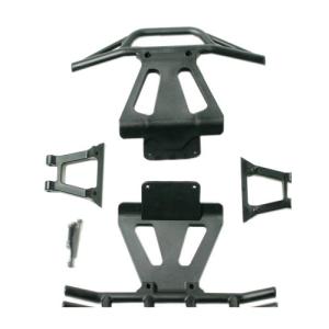 LOSB2401 Front/Rear Bumpers &amp; Braces: LST/2, XXL/2, 3XXXL-E