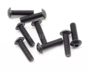 LOSA6266 8-32x5/8 Button Head Screws (10)