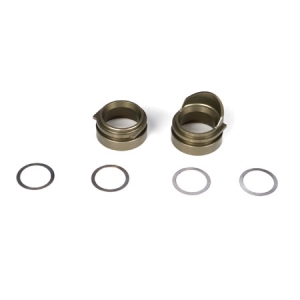 TLR3100 Rear Gearbox Bearing Inserts, Alum (2): TEN