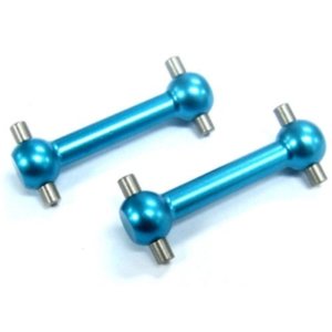 TT-015BU Aluminum Dog Bone For TT01 Original Gear Box Joint &amp; F&amp;R Wheel Axle (BLUE)