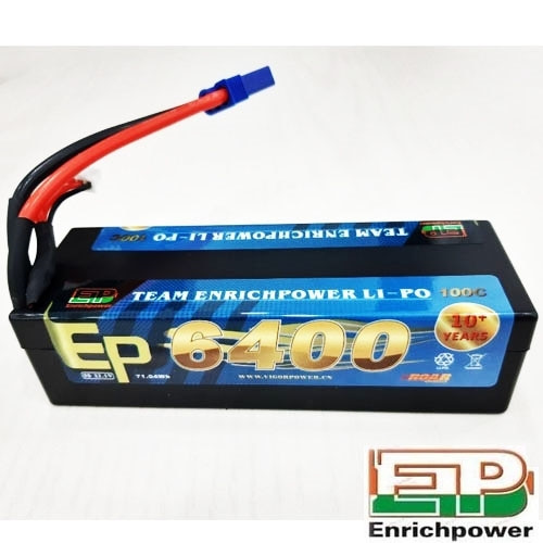 [36mm 두께 고방전율 3셀 리포배터리] EP파워 6400mAh 11.1V 100-180C (EC5잭) (ARRMA LIMITLESS, INFRACTION 6S 차량 고속중주행용)