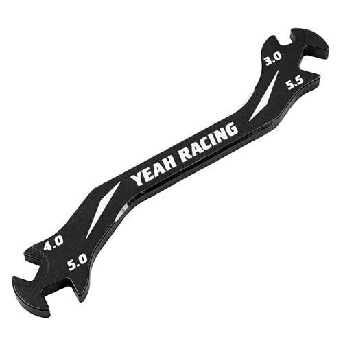 YT-0197BK Aluminum 7075 Turnbuckle Wrench 3mm4mm 5mm 5.5mm Black