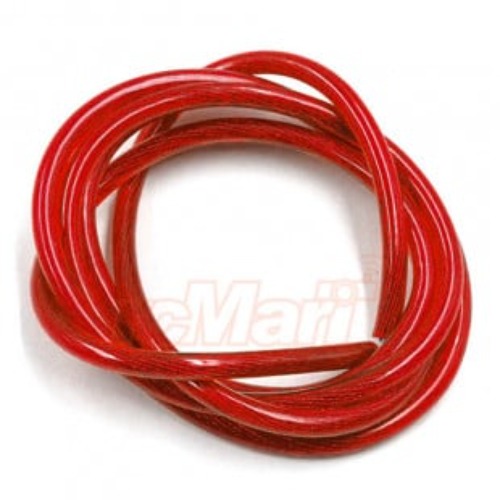 WPT-0137RED Yeah Racing 12AWG Transparent Wire 1m RED