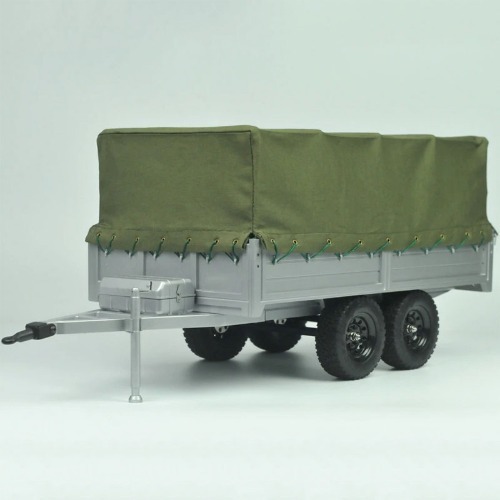 [#90100036] 1/12 T007 Utility Trailer Kit w/Tarpaulin (적재함 358 x 186)