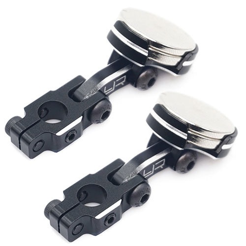 [#YA-0531BK] Aluminium CNC Magnetic Invisible Body Mounting System 2pcs Black 바디자석마운트