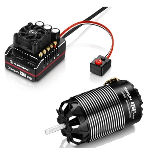 XR8 PRO G2 ESC &amp; 4268 G3 OFF 1900KV MOTOR 모터 콤보 세트 (1/8 Sensord 모터변속기)