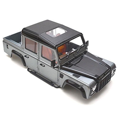 [#TRC/302215] 1/10 Defender D110 Pickup Truck Hard Body (미조립｜미도색｜WB 334mm｜Opening Doors) BRX02