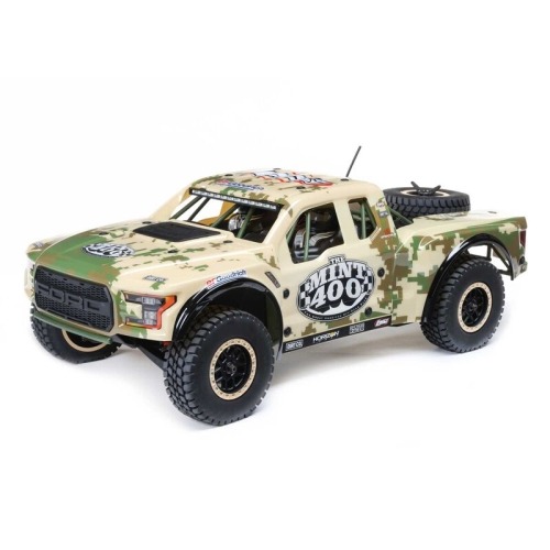 [한정판] LOS03048T1 1/10 Mint 400 Ford Raptor Baja Rey Limited Edition 4WD RTR, Tan