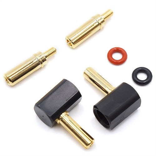 [#WPT-0121] Angle Type 4mm &amp; 5mm Connector (커넥터 4개 포함｜삽입부 길이 13mm)