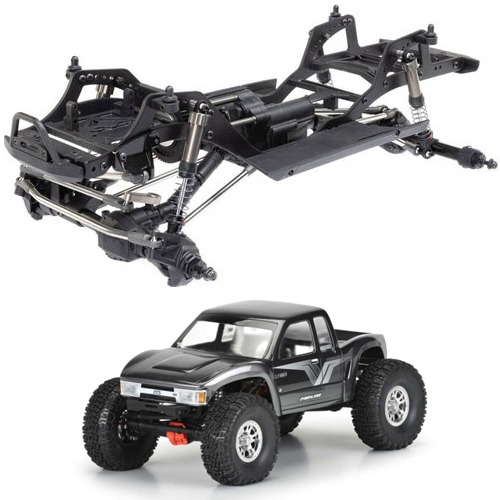 (최신형 조립형 키트) 1/10 SCX10 PRO Scaler 4WD Kit + 클리프행어 바디 콤보상품