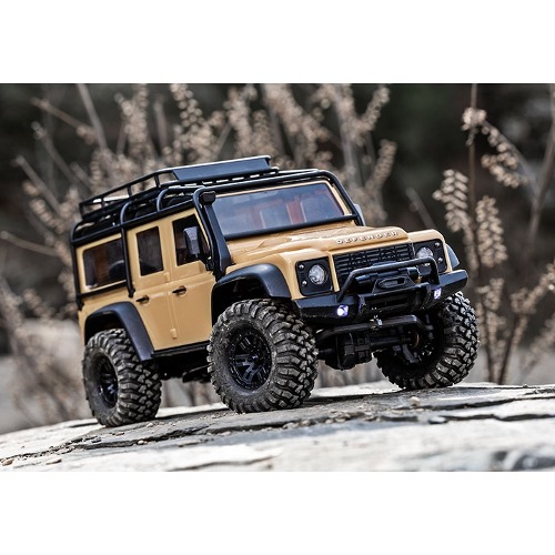 [입고완료-당일출고] [CB97074-1-TAN] [완성품] 1/18 TRX-4M w/Land Rover Defender Body (트랙사스 TRX4M 디펜더)