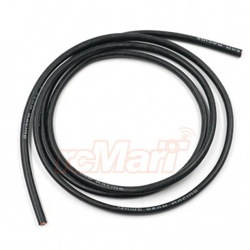 WPT-0131YEAH RACING 13AWG HIGH CURRENT SILICONE WIRE BLACK 60CM
