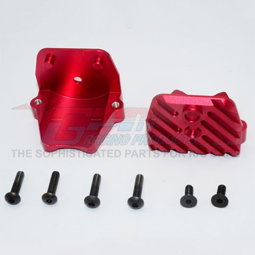 TXM018-R X-Maxx Alum. Motor Heatsink Mount (Red) (트랙사스 7760 옵션)