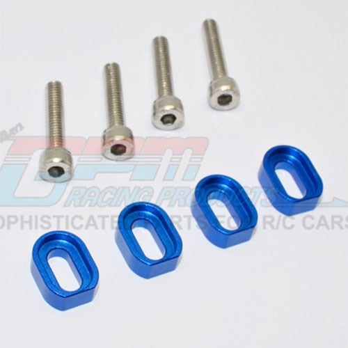 TXM007-B X-Maxx Aluminium Motor Mount Washer Shims &amp; Stainless Steel Screws (트랙사스 7759 옵션)