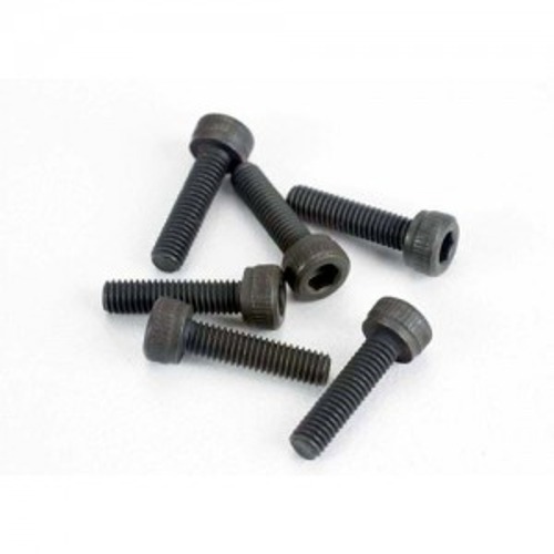 AX2584 Head screws 3x12mm cap-head machine (hex drive) (6) (TRX 2.5 2.5R 3.3)