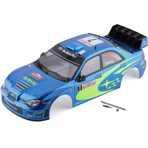 [#KB48762] 1/10 Subaru Impreza WRC 2007 Body Finished w/Light Bucket (Blue｜휠베이스 257mm / 폭 190mm｜킬러바디 완제품) (스바루 임프레자 2007 WRC 바디)