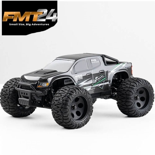 FMS 1/24 FMT24 Chevrolet Colorado Monster Truck RTR BLACK