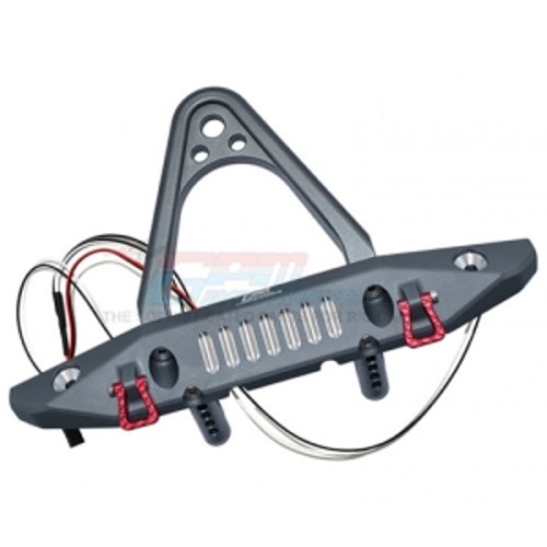 [#SCX6330FA-GS] Aluminium Front Bumper w/D-Rings (Spiked Design) (for SCX6)