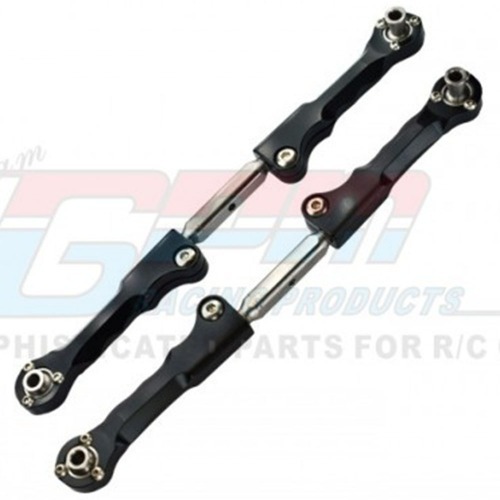 TXM047S-OC-BEBK X-Maxx Spring Steel Front Steering Rod w/Aluminium Ends (트랙사스 7748 옵션)