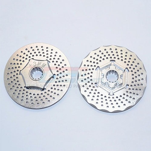 TXM006F/DISK-GS Aluminium Front Wheel Hex Claw +3mm w/Brake Disk for X-Maxx (트랙사스 엑스맥스)