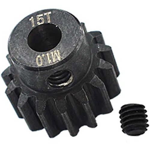 TXM015TS-BK Mod 1.0 Steel Motor Gear (15T)