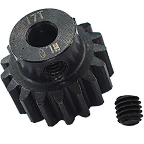 TXM017TS-BK Mod 1.0 Steel Motor Gear (17T) (톱니 너비 9.0mm)