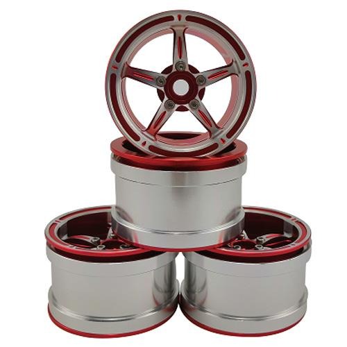 (4PCS 한대분, 메탈 비드락 휠) 2.2&quot; Aluminum Beadlock Crawler Wheels 4pcs GTCW22001A