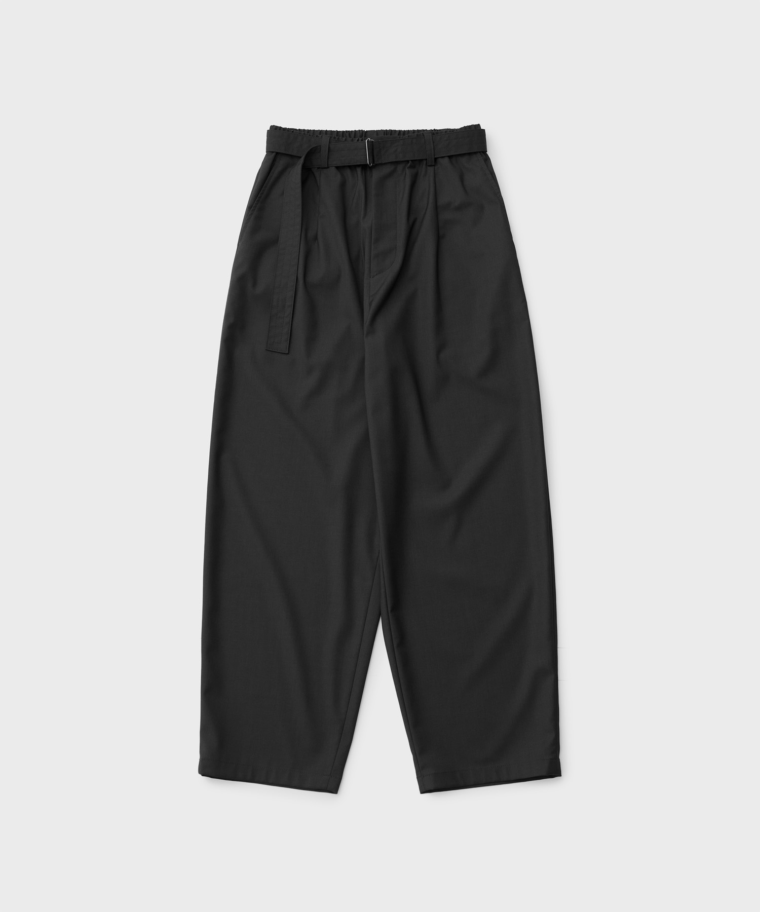 24SS Cocoon Banded Pants (Black)