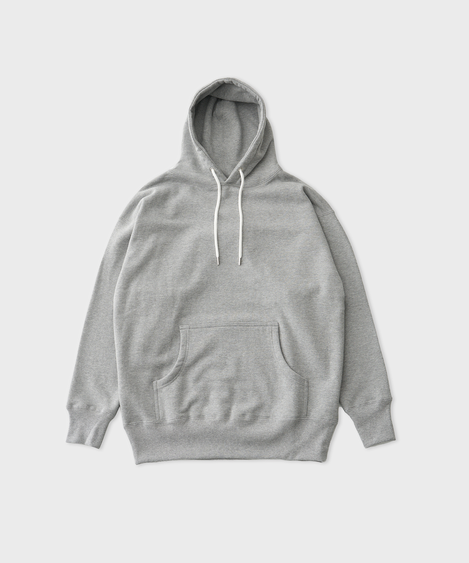 Thick Fleece Hoodie (Heather Gray)