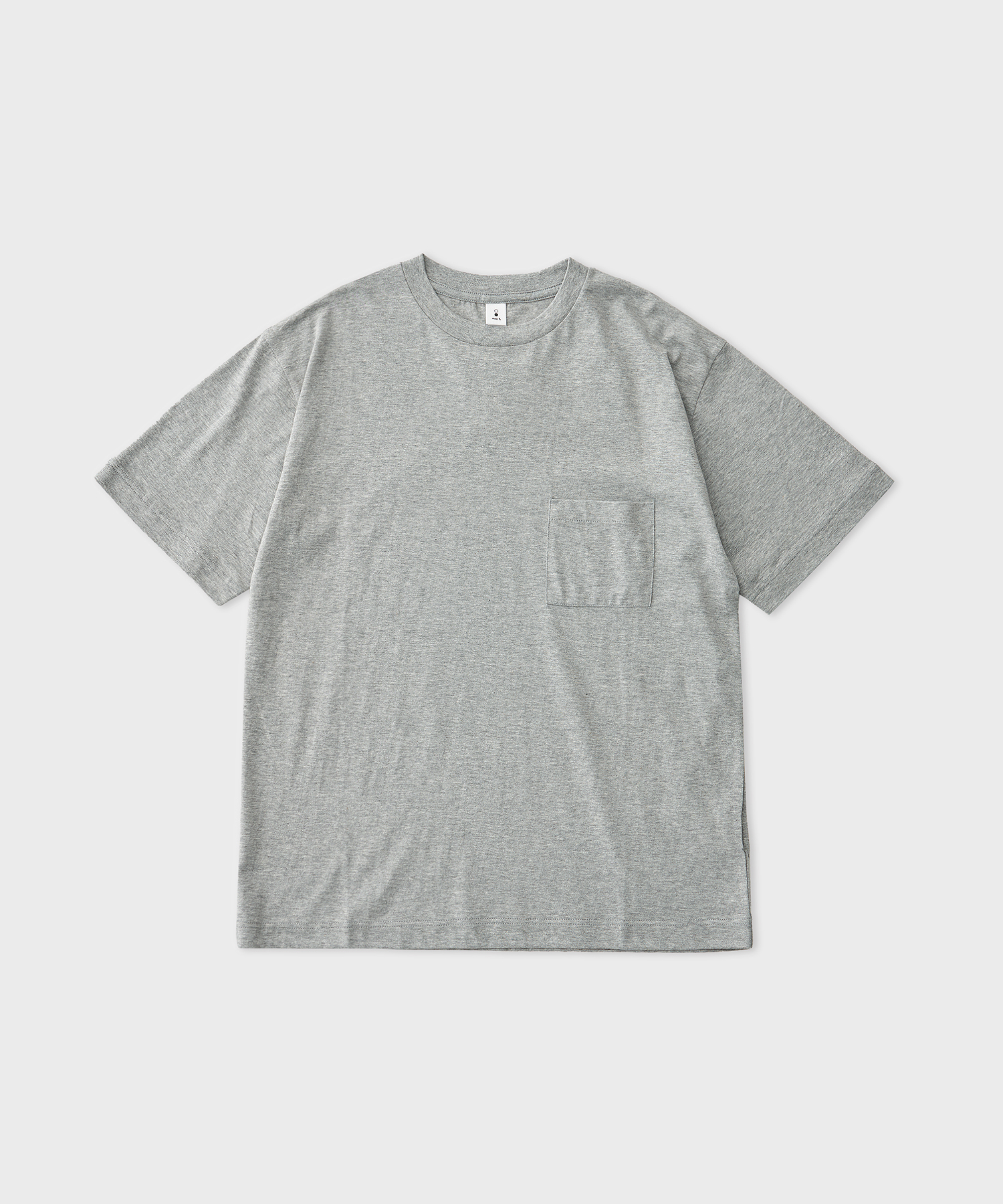 Loose Fit S/S Pocket Tee (Heather Gray)