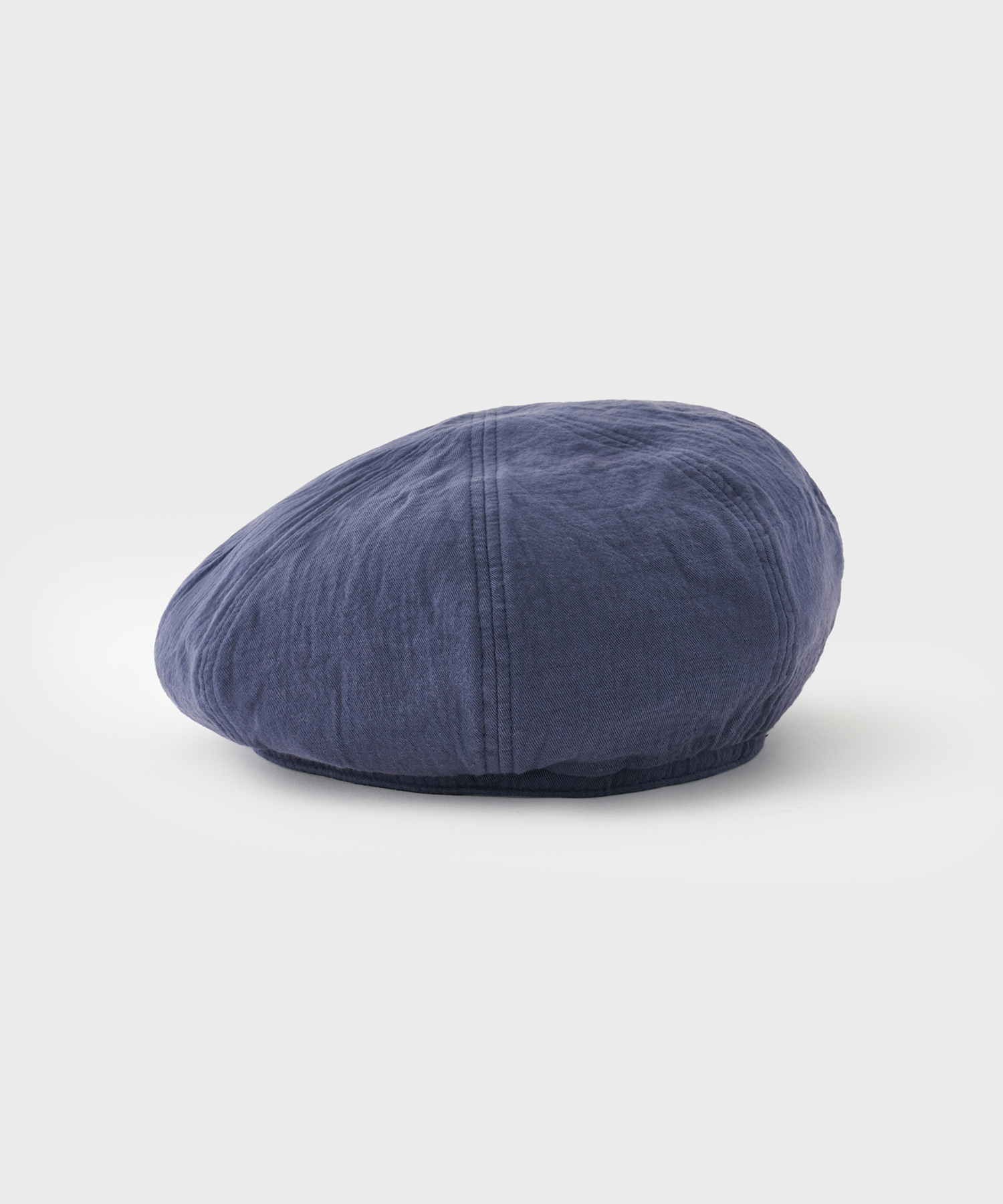 Western Gauze Wide Beret (Navy)