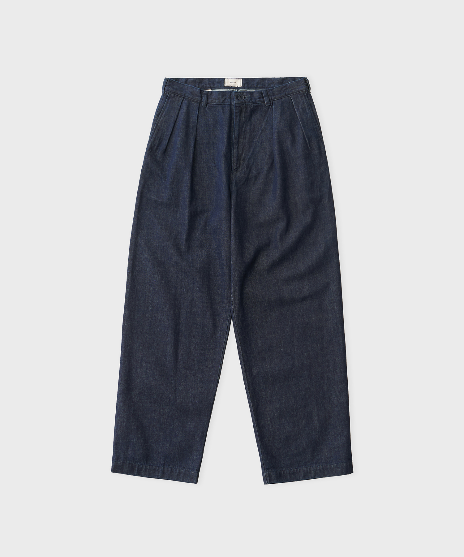 2 Tuck Denim Trouser (Indigo)