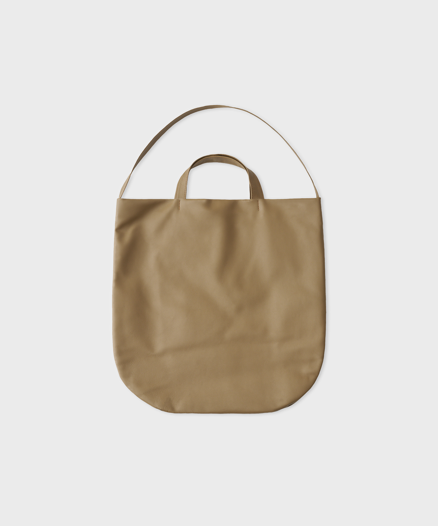 Nappa Calf Museum Tote Bag (Taupe)