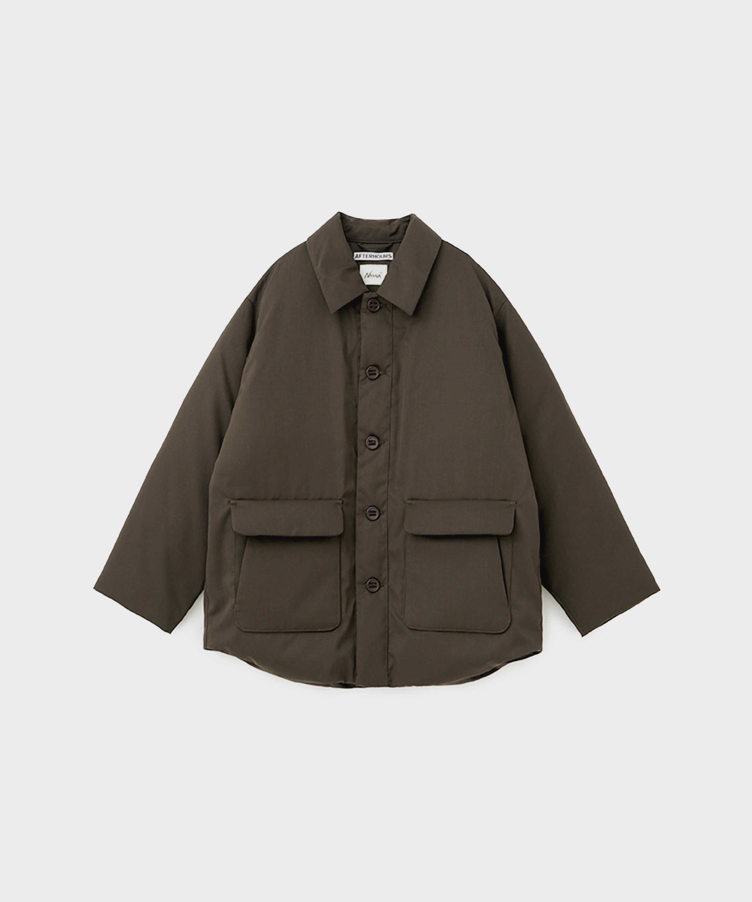 Down Shirt Jacket  (Mocha)