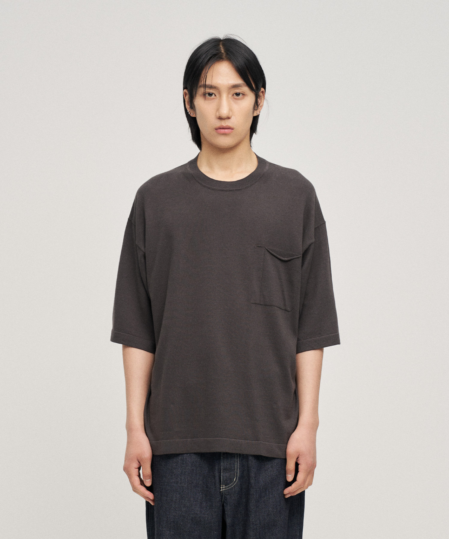 Suvin Cotton S/S (Charcoal)