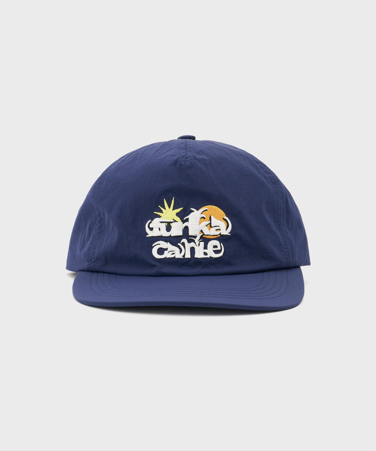 Nylon Emb 5Panel Cap (Navy)