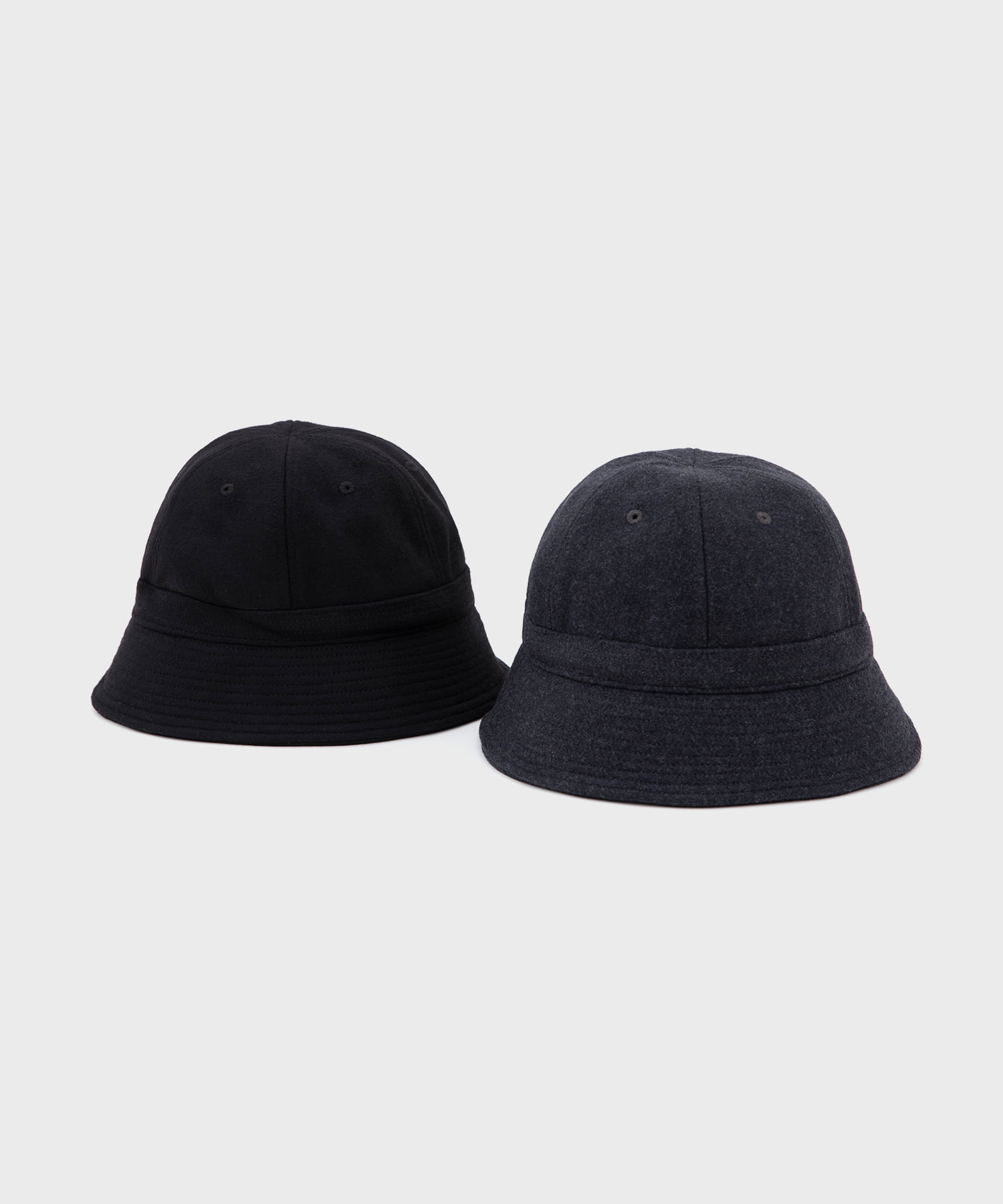 Melton Sailor Hat (Charcoal)