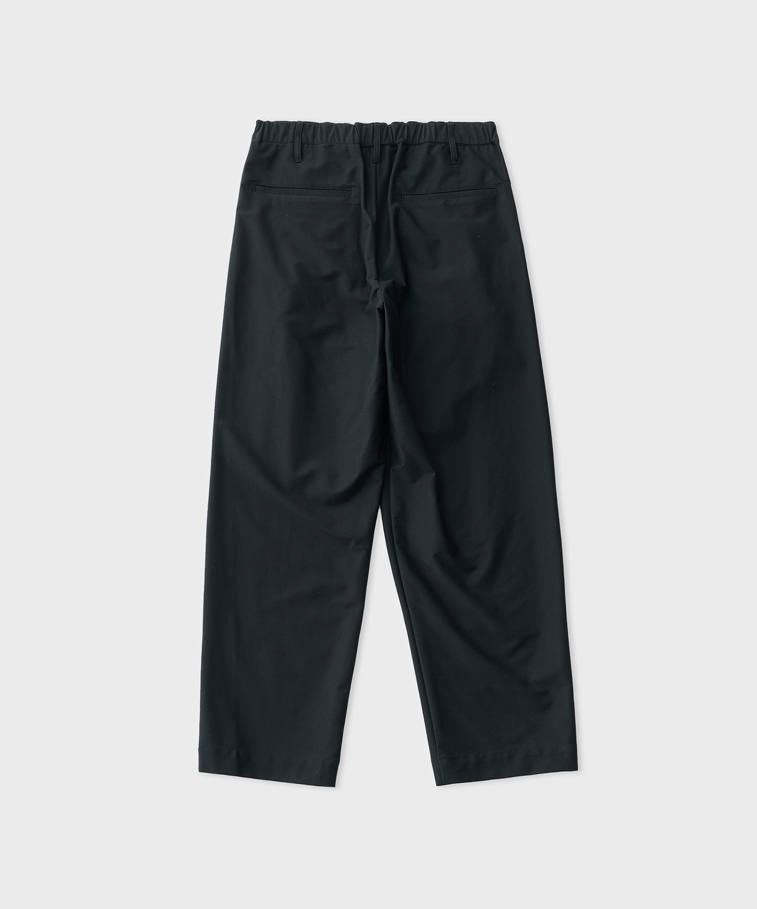 Super High Gauge Solaro Twill Easy Pants (Navy Black)