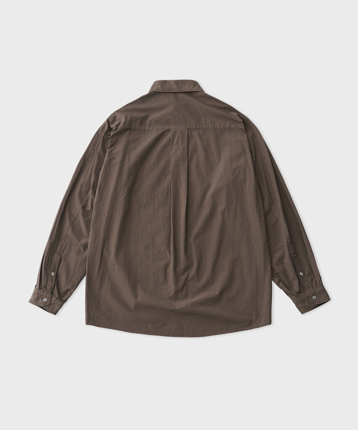 Wrinkles Oversized Ls Shirt (F.Black)