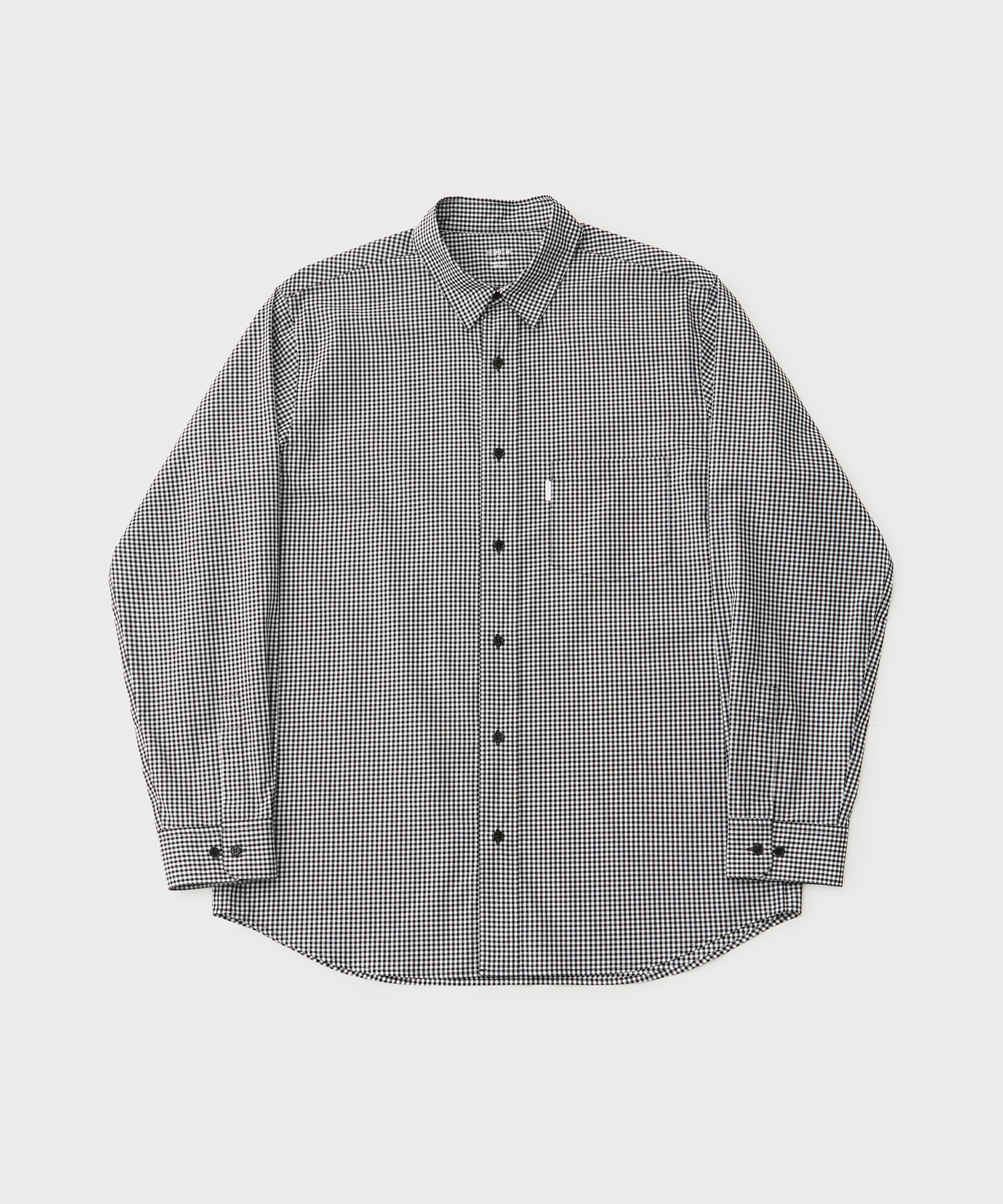 23AW SH Opencollar Shirt For Another Office (Gingham Check)