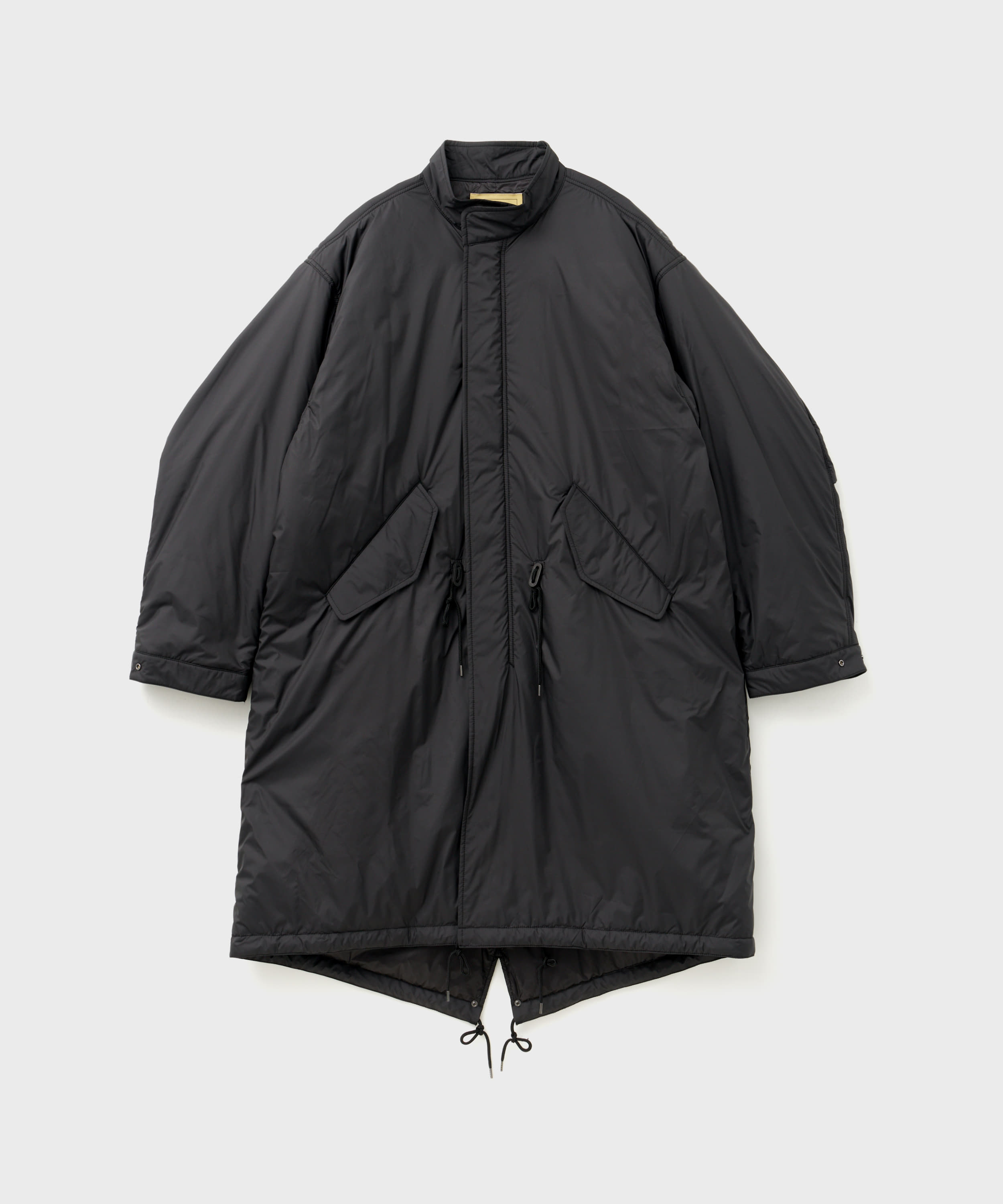 Insulation Fish Tail Coat (Black)