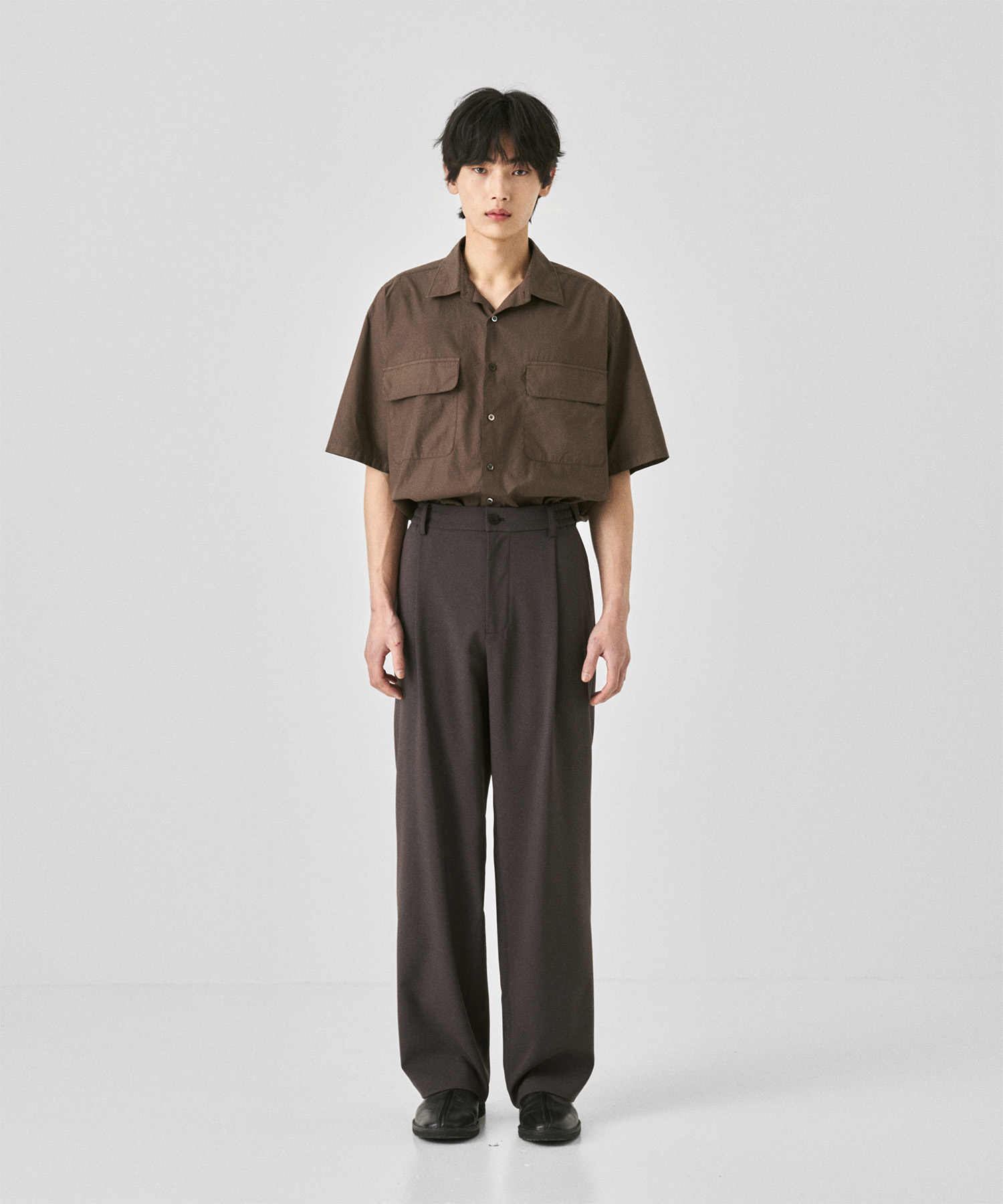 Habana Banded Slacks (Brick Brown)